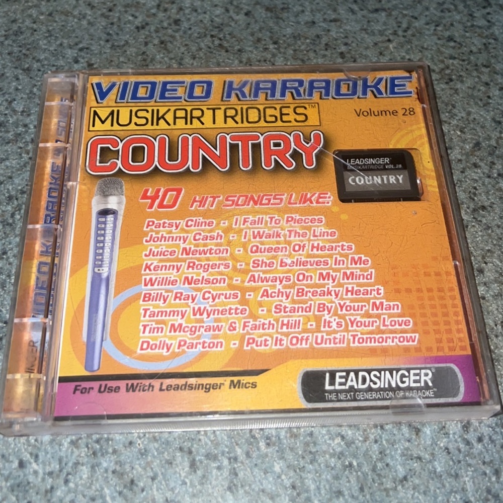 Video Karaoke Country 40 hit songs